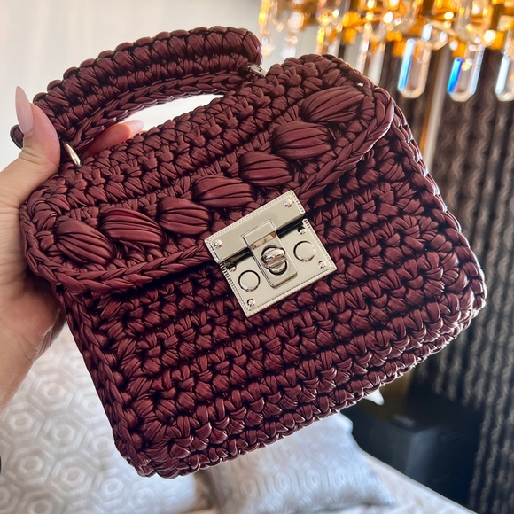 SEND AN OFFER 🌸 Braided Purse NWOT Vacation Travel Mini Bag Cruise Outdoor Vacay - Picture 1 of 4